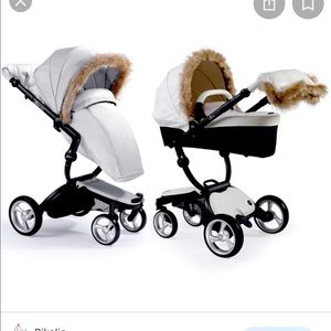 Mima stroller winter kit in white